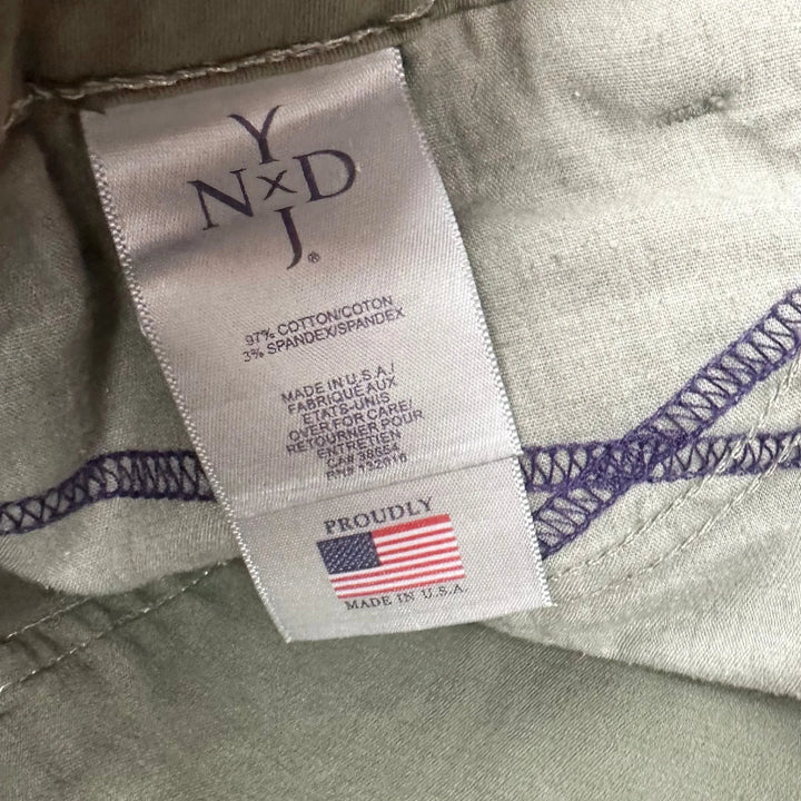 NYDJ 'Super Skinny' Fitted Ankle Jeans in Khaki - Size 12US or 16AU - Jean Pool