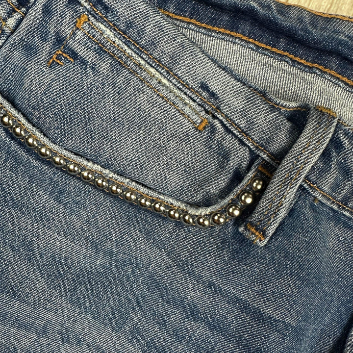 Frame Denim 'Le High Straight' Anstee Studded Jeans -Size 31