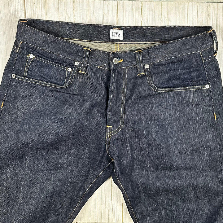 Edwin Japanese Denim- 'ED55' Rainbow Selvedge Mens Jeans -Size 36/32