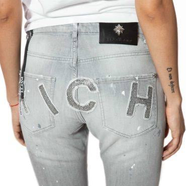 NWT- John Richmond  Logo Seat 'Patti' Jeans- Size 25