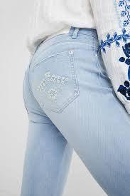 NWT- Desigual Embroidered Ladies Skinny Jeans- Size 24