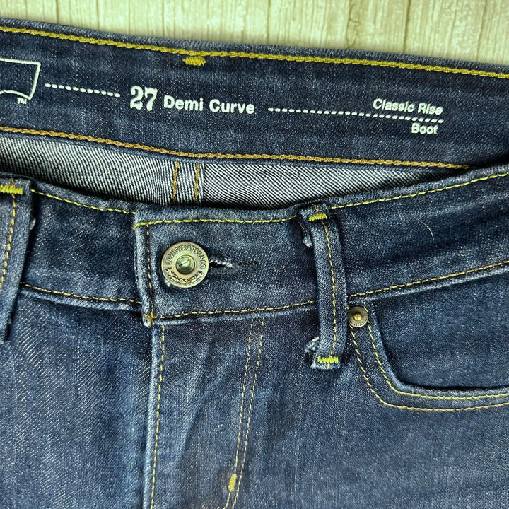 Levis Demi Curve Classic Boot Stretch Jeans -Size 27