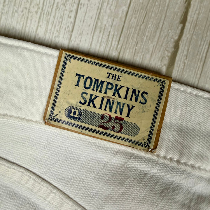 NWT- Polo Ralph Lauren Ladies 'Tompkins Skinny ' White Jeans -Size 25