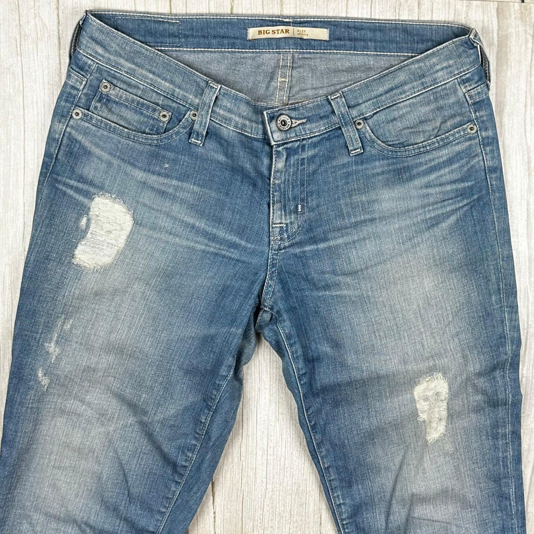 Big Star USA Low Rise 'Alex' Skinny Jeans - Size 29