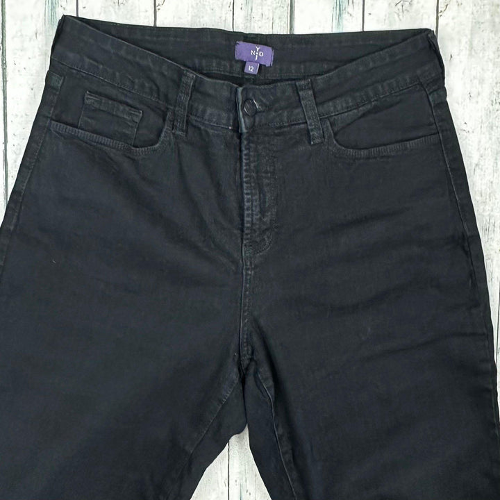 NYDJ Lift & Tuck Black Bootcut Jeans -Size 12 US or 16 AU - Jean Pool