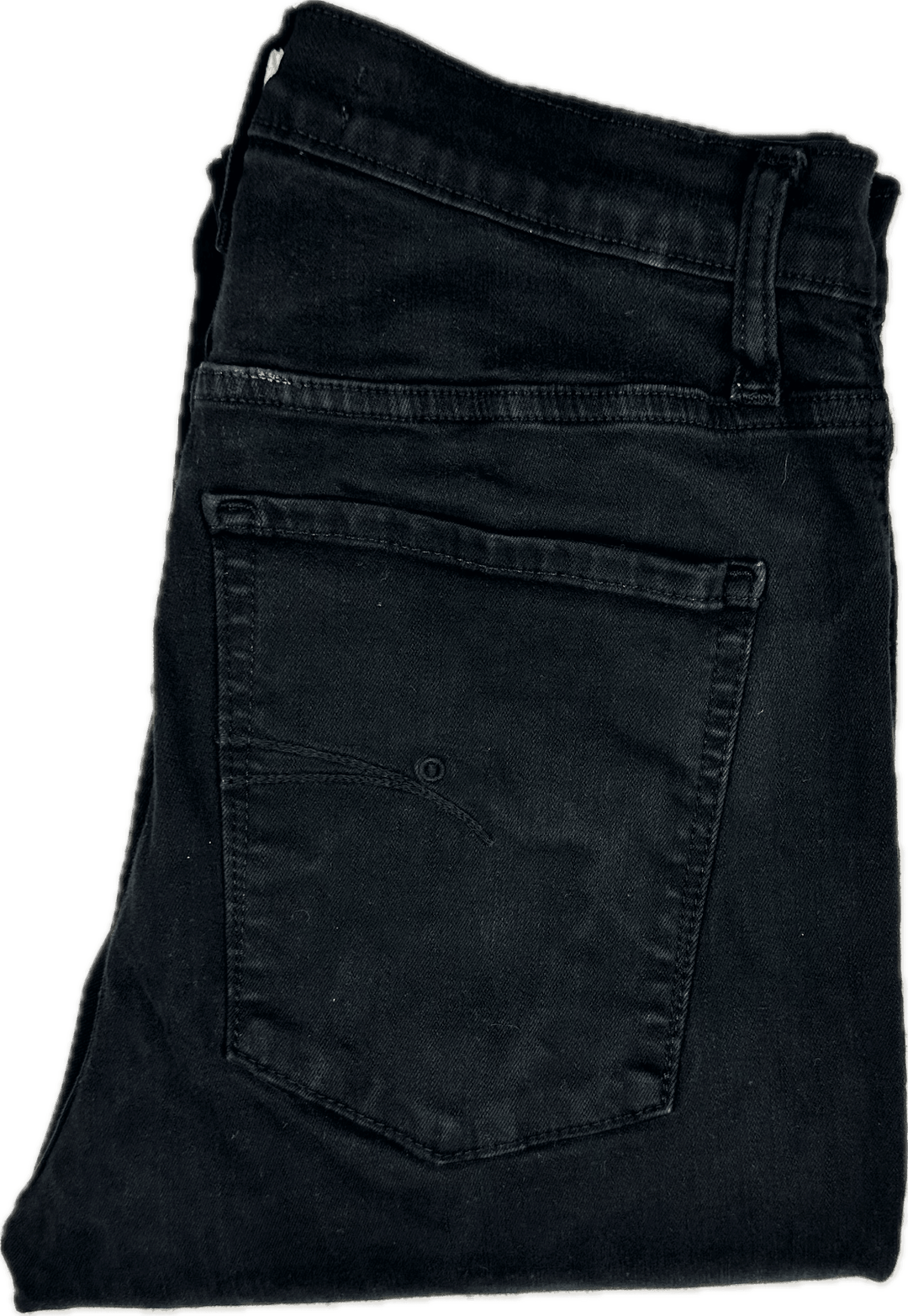 NOBODY Cult Skinny Ankle High Rise Black Jeans- Size 33 - Jean Pool