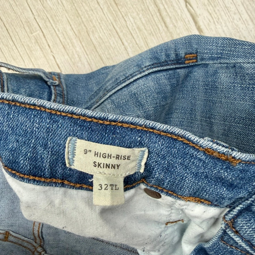 Madewell ' 9" High Rise Skinny' Stretch Ladies Jeans- Size 32