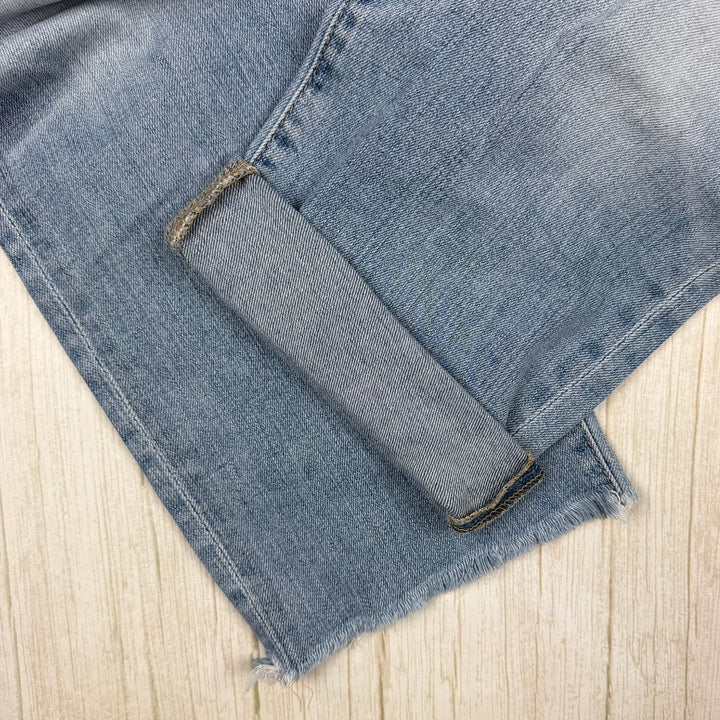 AG Adriano Goldschmied 'The Isabelle' High Rise Straight Crop Jeans- Size 32R