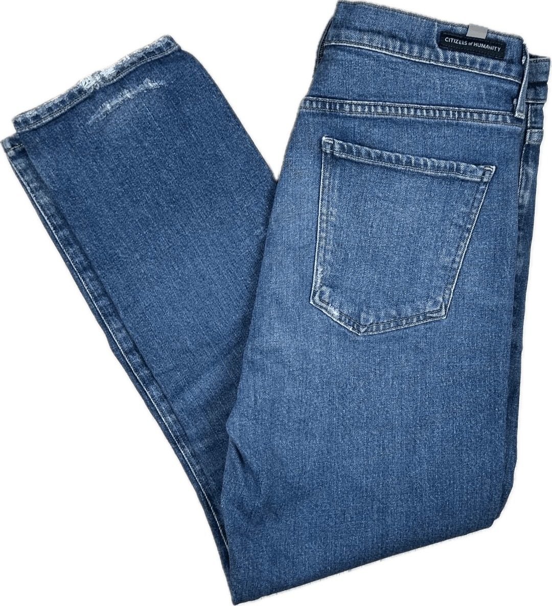 Citizens of Humanity High Rise 'Olivia Crop' Straight Jeans - Size 31