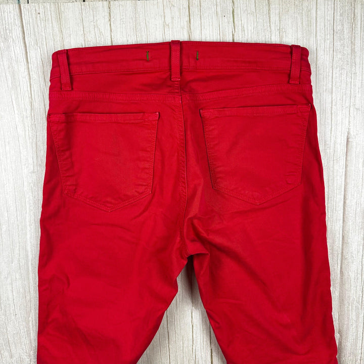 J Brand Bright Red 'Skinny Leg' Jeans - Size 27 - Jean Pool