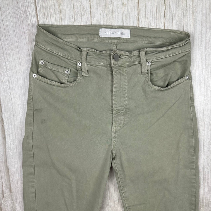 NOBODY Cult Skinny Ankle Light Sage Jeans- Size 31