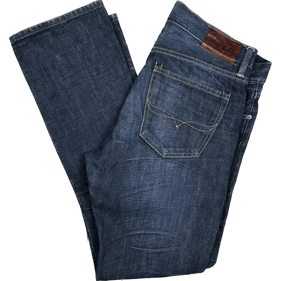 Polo by Ralph Lauren Men's Slim Straight Denim Jeans - Size 34/33 - Jean Pool