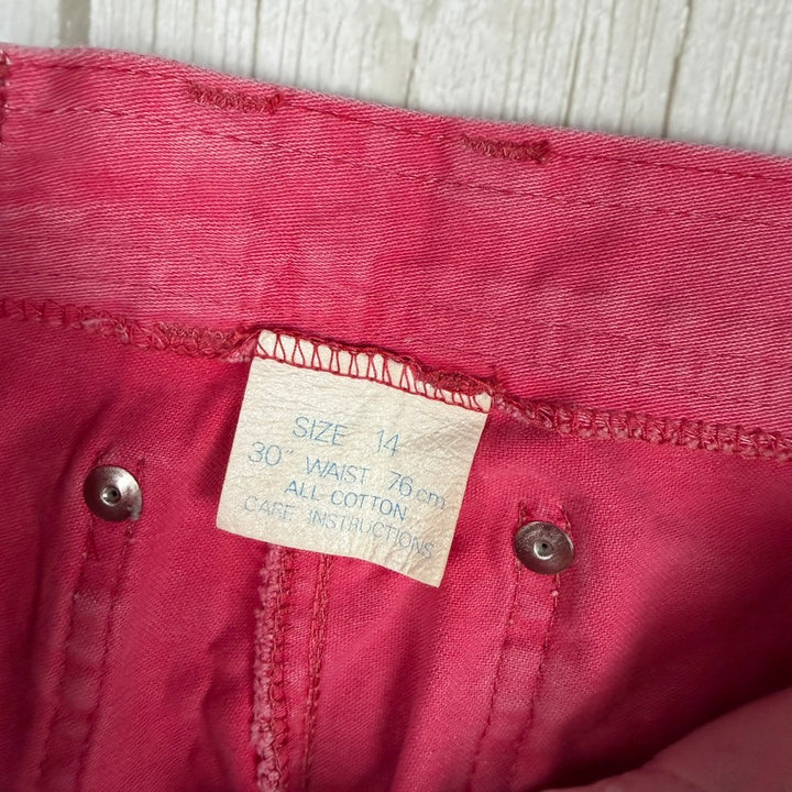 Staggers by Joseph Saba Vintage 1980's Red Jeans - Hard to find!