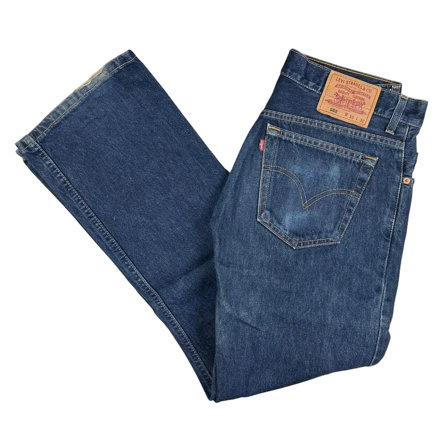 Levis Vintage Aussie Made 502 Button Fly Mens Jeans - Size 33/32
