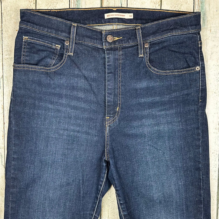 Levis 'Mile High Super Skinny' Jeans -Size 32 - Jean Pool