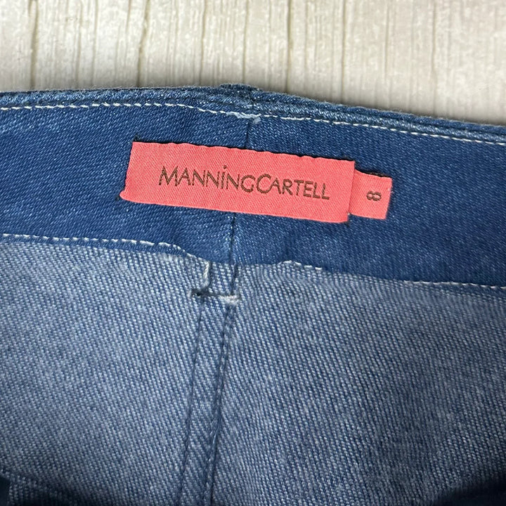 Manning Cartell Australian Made Slim Straight Jeans- Size 8
