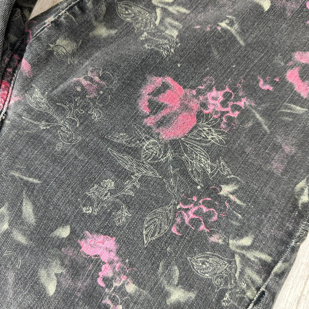 Joes Jeans USA Electric Floral Print Skinny Jeans Size- 30