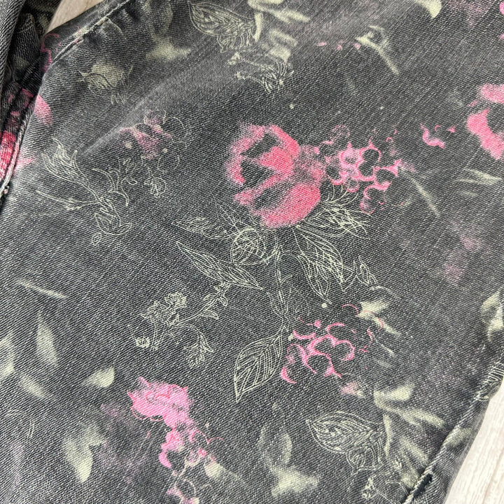 Joes Jeans USA Electric Floral Print Skinny Jeans Size- 30