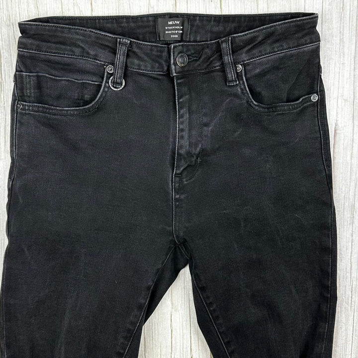 NEUW Mens 'Rebel Skinny'Black Stretch Jeans - Size 31/32