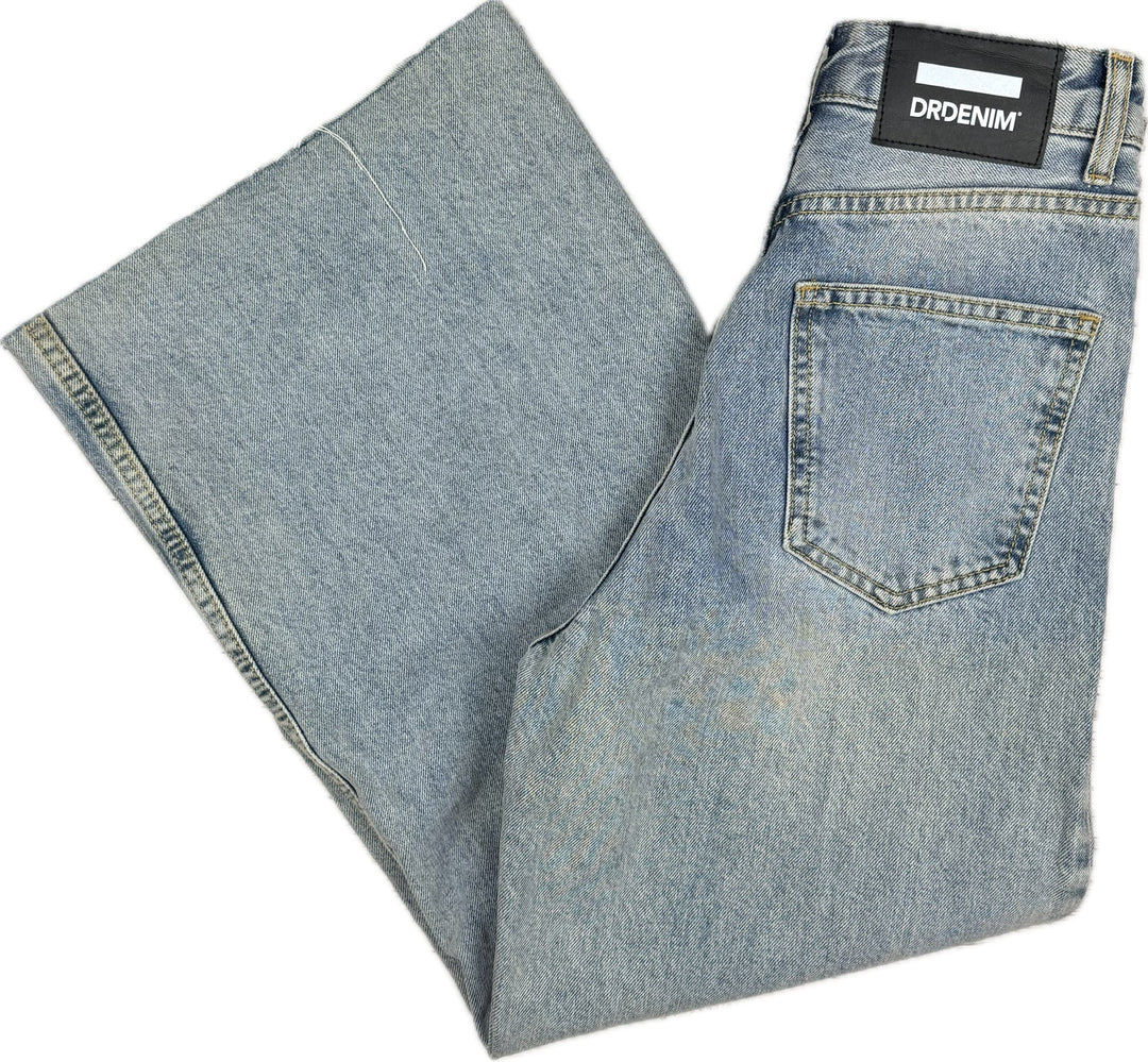 Dr Denim 'Aiko'  High Rise Wide Leg Crop Jeans - Size 24