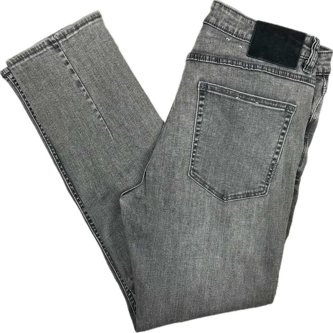 NEUW Mens 'Ray Tapered' Aged Black Denim Jeans - Size 32/30