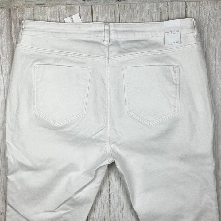 NWT -The White Company UK White 'Symons' Skinny- Size 34