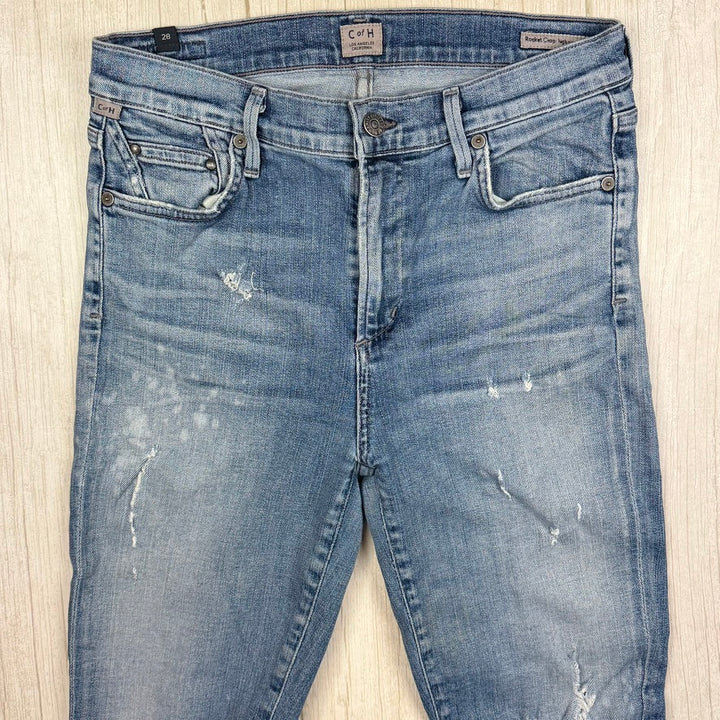 Citizens of Humanity 'Rocket Crop' Distressed Skinny Jeans - Size 28