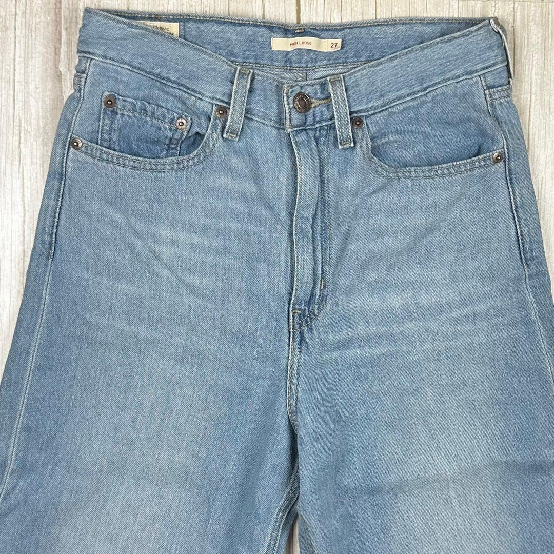 Levis Ladies ‘High Loose’ Ladies Hemp Jeans  - Size 26