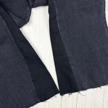 NWT- ASKK NY Black Crop Flare Jeans - Size 26