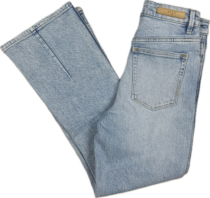 NEUW 'Marilyn Crop Kick' Blue Monday High Rise Jeans - Size 26