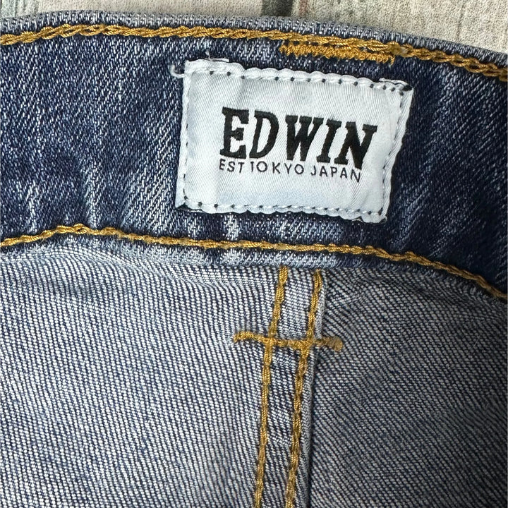 Edwin Japan 'Edwin ED-80' Stretch Straight Jeans -Size 33/32 - Jean Pool