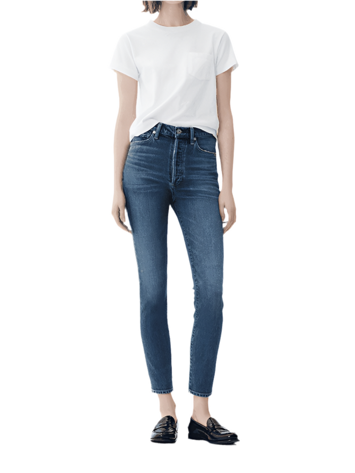 Citizens of Humanity High Rise 'Olivia Crop' Straight Jeans - Size 25