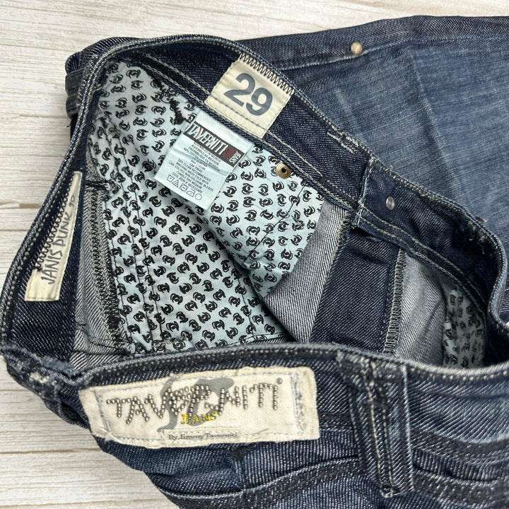 Tavertini Italy 'Janis Punk 18'  Denim Jeans RRP $500+- Size 29 Short