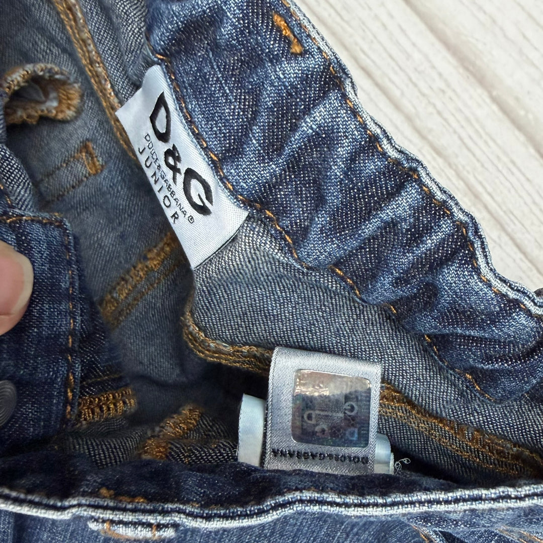 Dolce &amp; Gabbana Classic Straight Kids Denim Jeans- Size 3