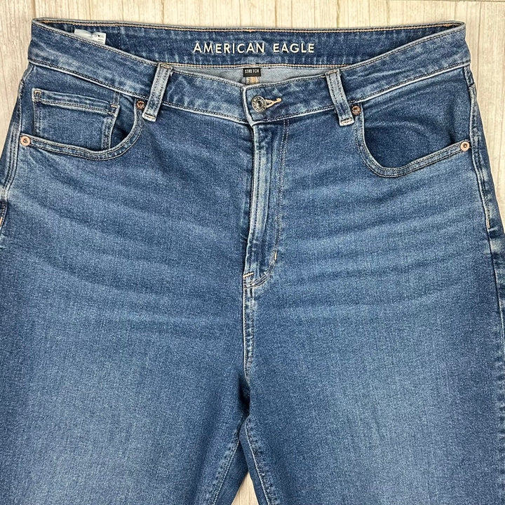 American Eagle Stretch Denim 'Mom Jean'- Size 16