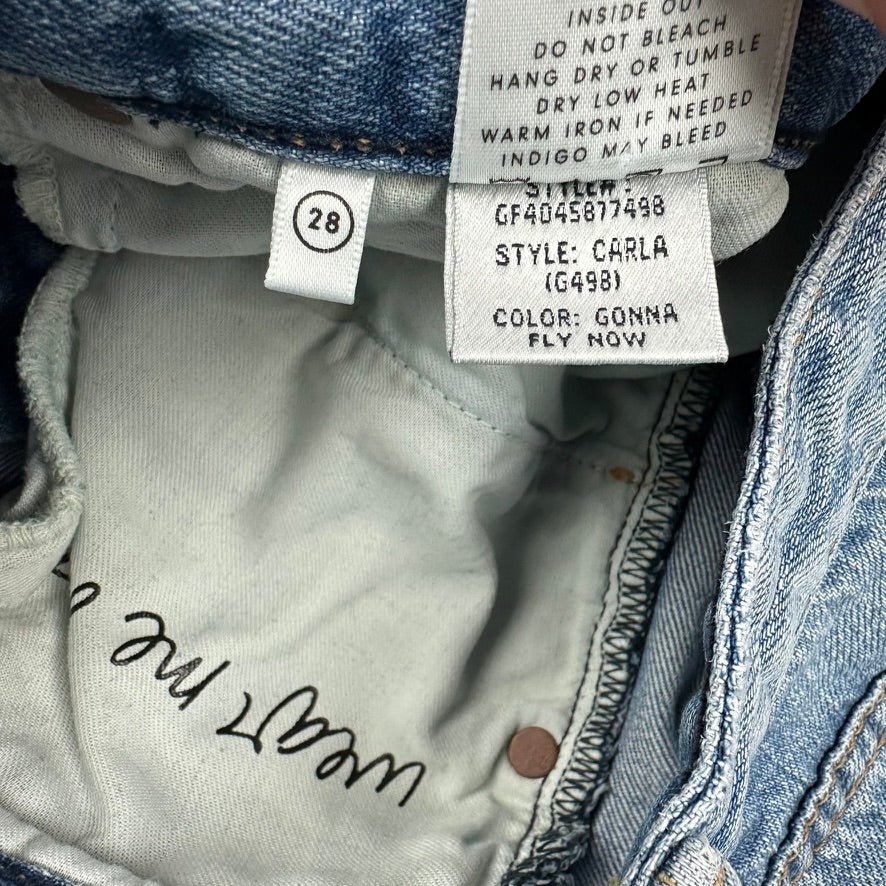 GRLFRND 'Carla' High Rise Bell Jeans -Size 28