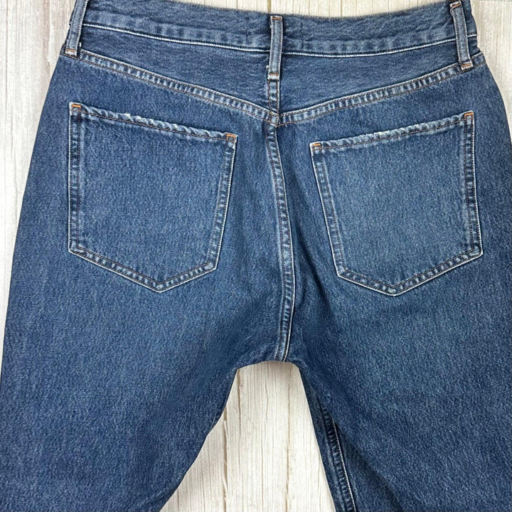 AGOLDE Blue High Rise 'Riley' Jeans- Size 28