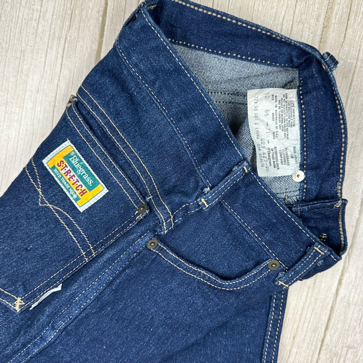 Bluegrass 1980's High Waist Slim Australian Ladies Jeans - Suit Size 6