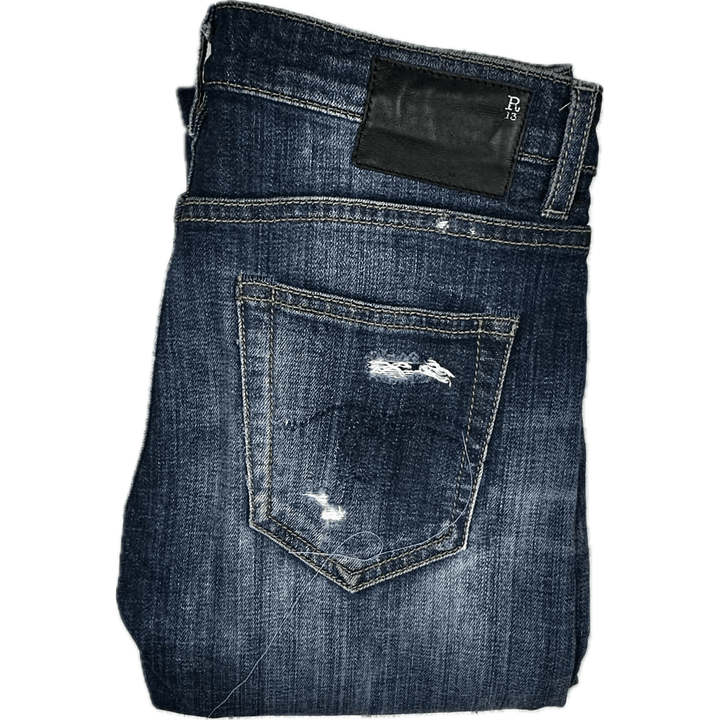 R13 Made in Italy 'Boy Skinny' Blue Jeans- Size 24 - Jean Pool