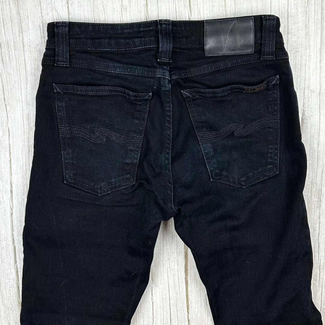 Nudie 'Skinny Sam' Black Black Denim Jeans- Size 26/30