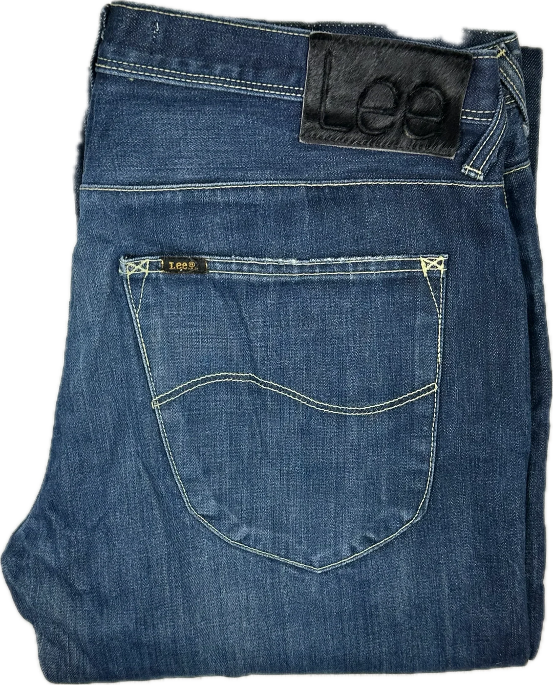 Lee Y2K 'L6' Low Rise Easy Fit Bootcut Denim Jeans -Size 36L