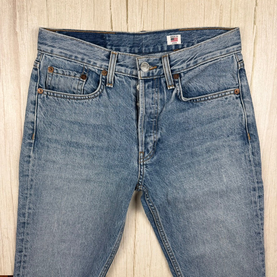 RE/DONE Relaxed Crop Denim Jeans -Size 24