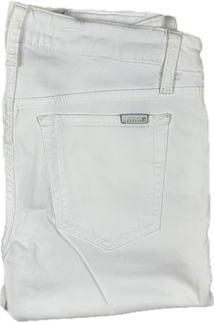 Joe's Jeans 'Annie' Mid Rise White Skinny Jeans -Size 27