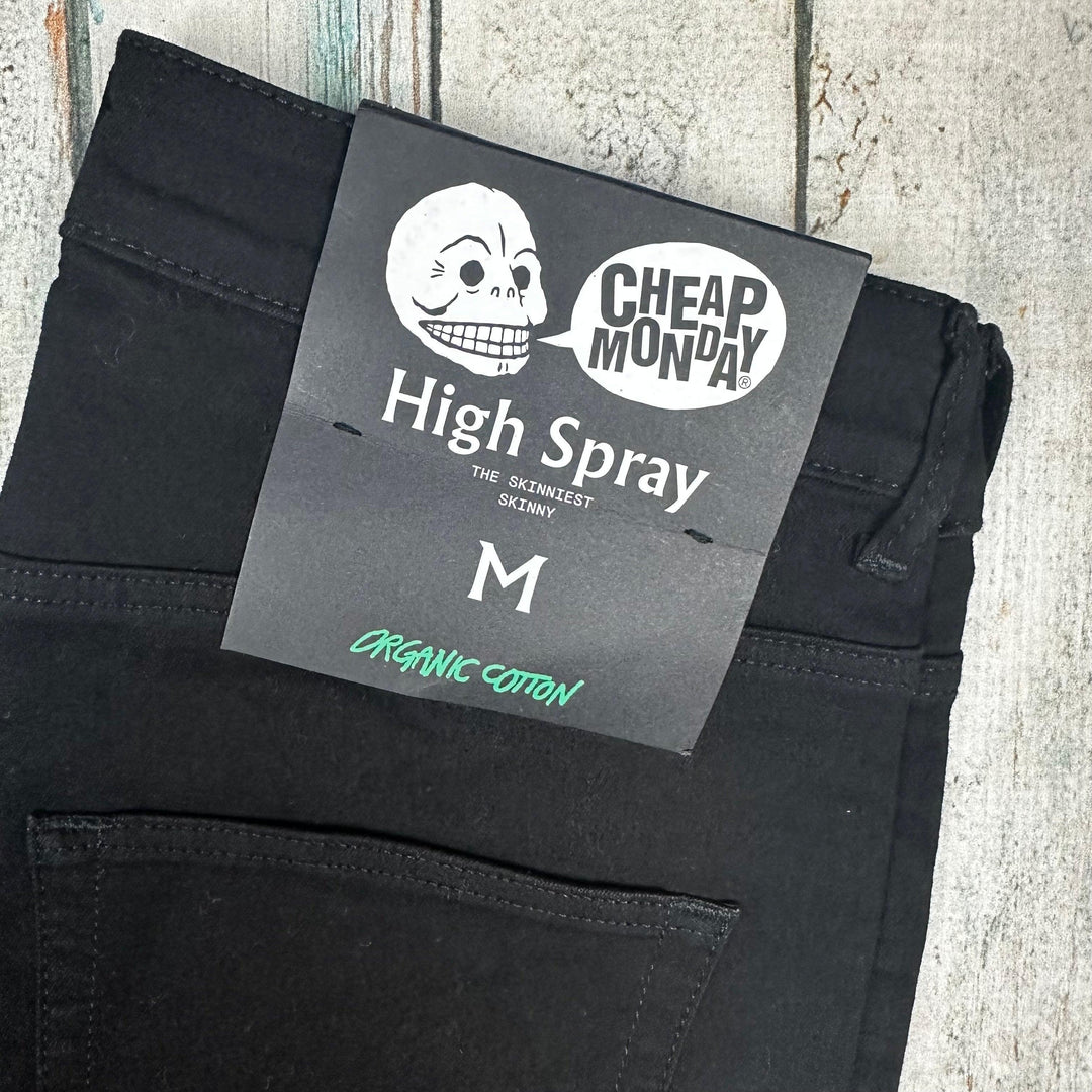 NWT - Cheap Monday 'High Spray' Skinniest Skinny Jeans - Size M - Jean Pool