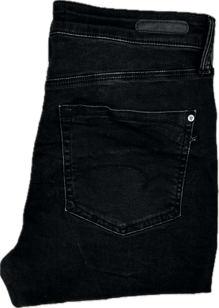 Mavi 'Lucy' High Rise Super Skinny Black Jeans -Size 29/28 - Jean Pool