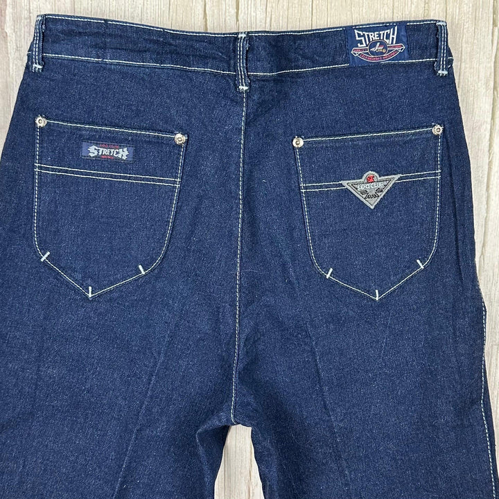 1980's High Waist Slim Ladies Stretch  Jeans by Lea Club- Suit Size 10/12