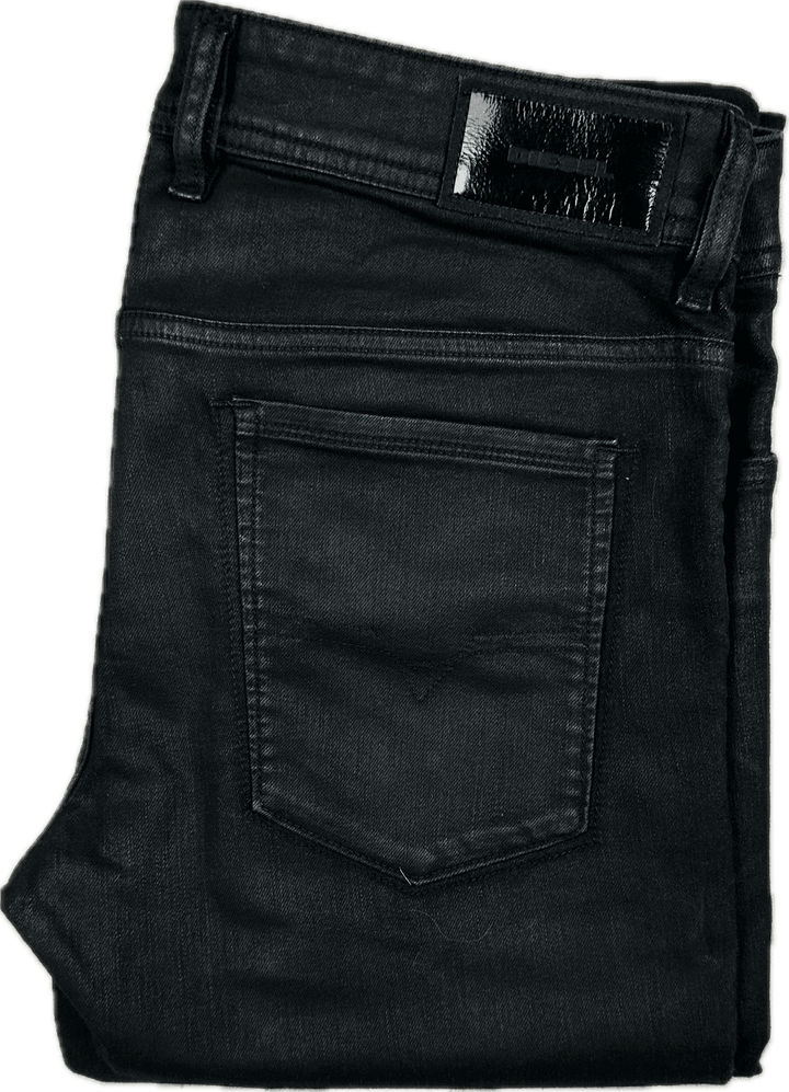 Diesel 'Sleenker' Black Slim Skinny Jeans -Size 33/32