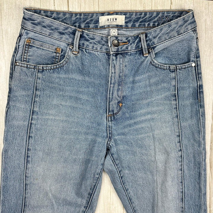 NEUW Ladies 'LEXI' Straight Blue Jeans - Size 28
