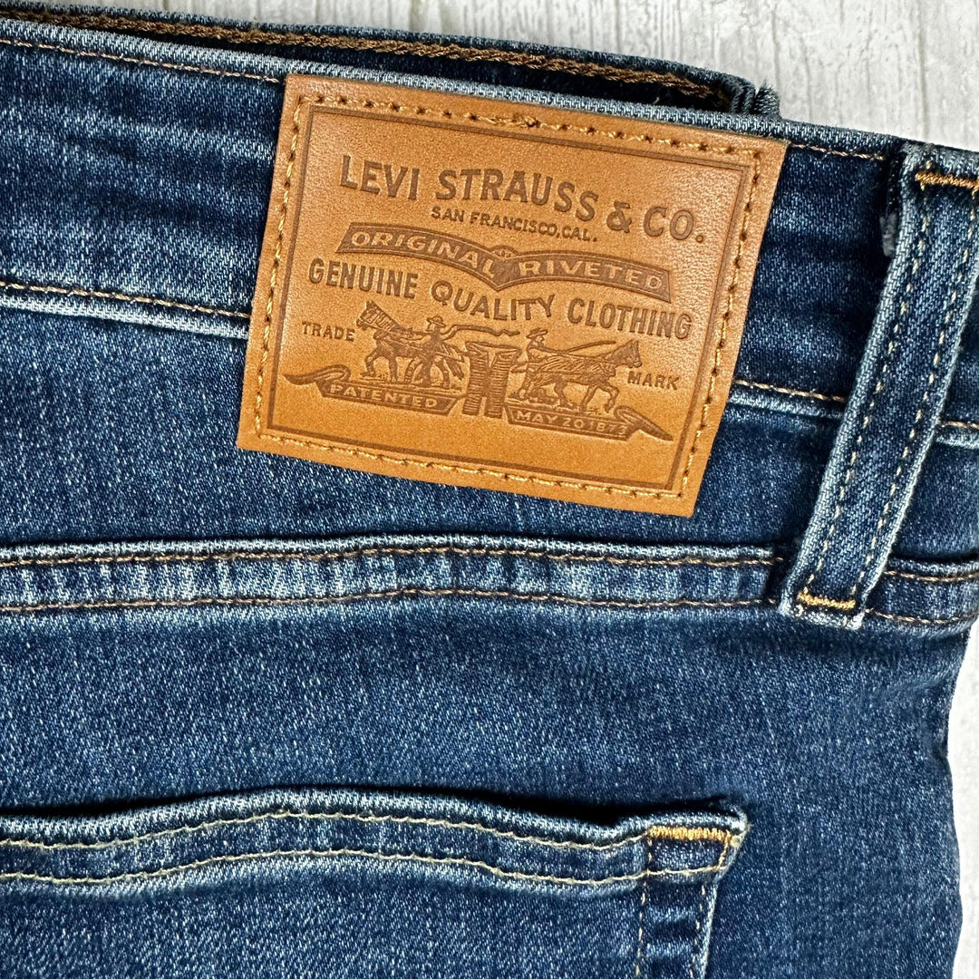 Levis 721 Ladies 'High Rise Skinny' Jeans - Size 30