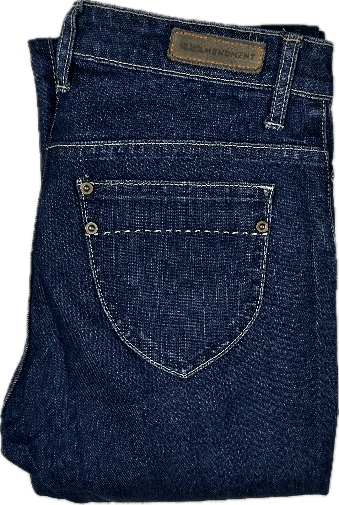 18th Amendment 'De Havilland' Australian Made Y2K Slim Fit Jeans- Size 25